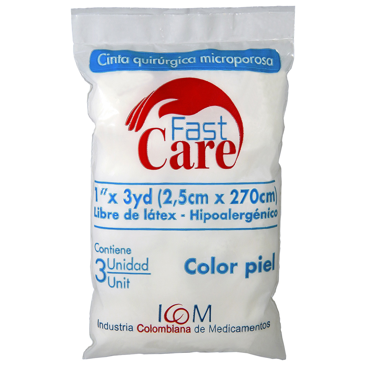 MICROPORE C.PIEL FAST CARE 1X3 3UND ICOM