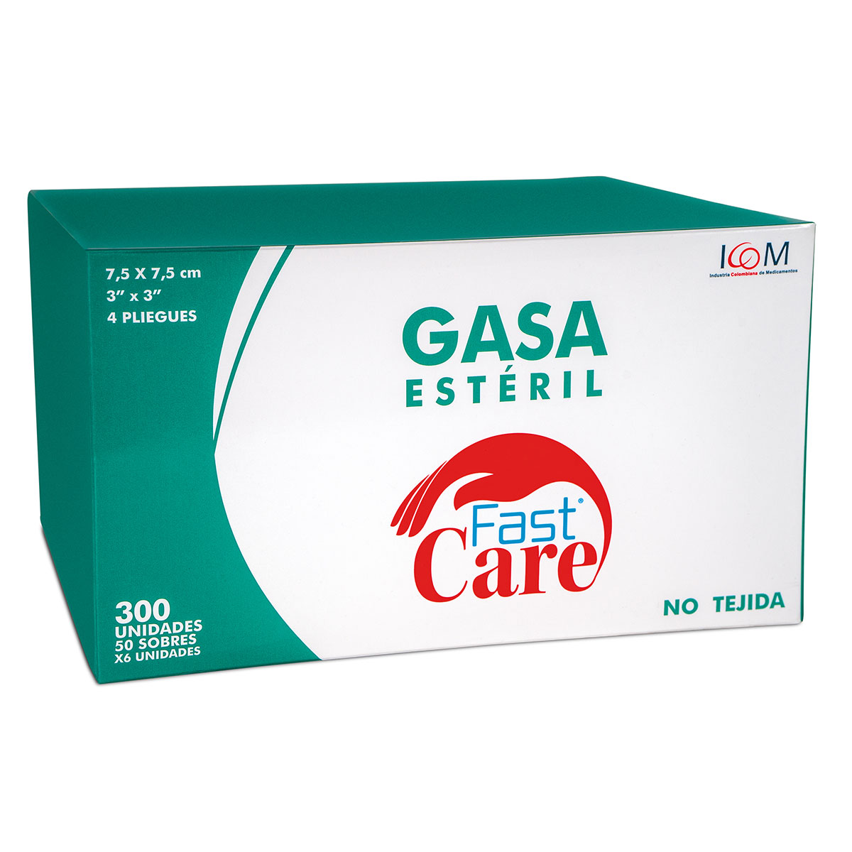 GASA FAST CARE EST.NOTEJ. 3X3 50SBS ICOM