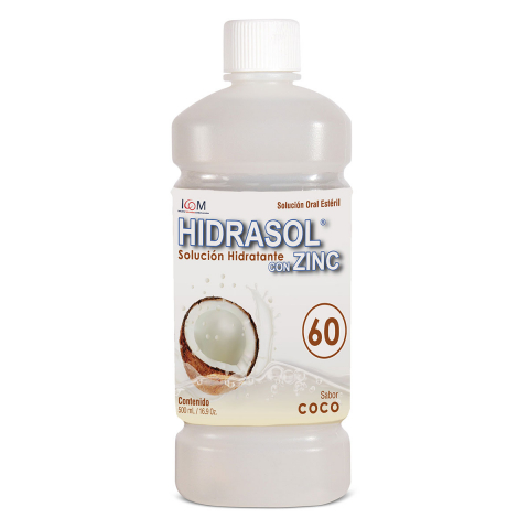 HIDRASOL 60 CON ZINC COCO 500ML ICOM