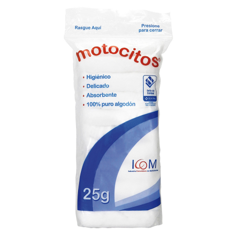 ALGODON MOTOCITOS 25 GR PG.5 LL.7 ICOM
