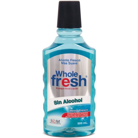 ENJUAGUE WHOLE FRESH SIN ALCOHOL 500 ML