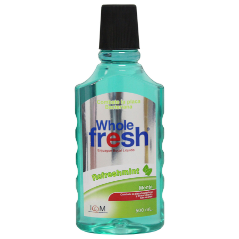 ENJUAGUE WHOLE FRESH REFRESHMINT 500 ML