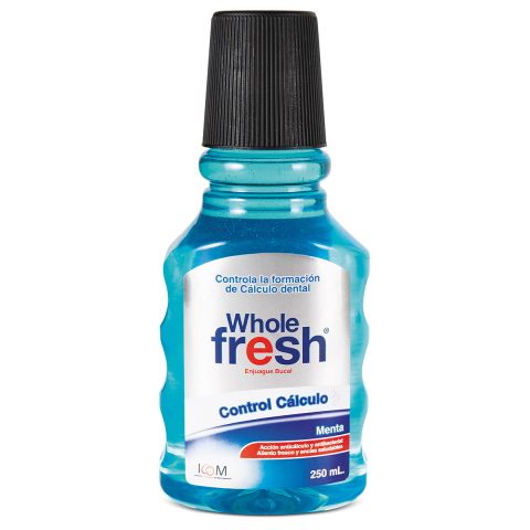 ENJUAGUE WHOLE FRESH CONTR.CALCULO 250ML